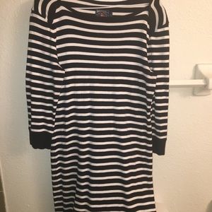 Black & white dress long sleeve
